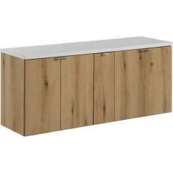 Set blat Comad Nova White NOVA WHITE 89-140, dulap Comad Nova Oak NOVA OAK A 82-60-2D, NOVA OAK A 81-20-1D(W81-01A)