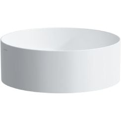 Laufen Living lavoar 38x38 cm rotund de blat alb H8114354001121