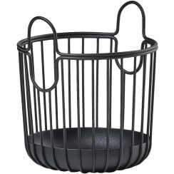 Zone Denmark Inu coș depozitare 10.5x10.5x13.5 cm negru 28259