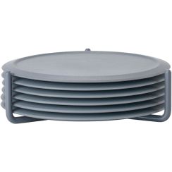 Zone Denmark Singles suporturi din sticlă 10x10x3.1 cm gri 330304