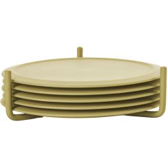 Zone Denmark Singles suporturi din sticlă 10x10x3.1 cm verde 32231