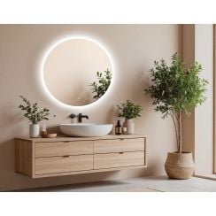 Venti Koło Led oglindă 70x70 cm rotund cu iluminare 5907459662757