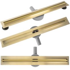 Rea Neox Slim Pro rigolă liniară 100 cm auriu REA-G5804