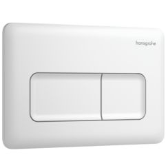 Hansgrohe iFrame Original Q buton de spălare pentru WC alb 66001700