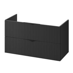 Cersanit Tirso dulap 99.4x44.6x57.2 cm sub chiuveta pe perete negru S1017-012