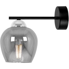 Kaja Nira lampă de perete 1x15 W negru-crom K-5613