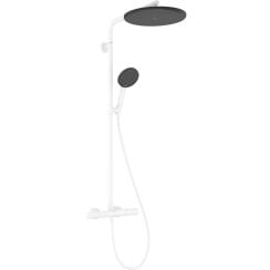 Hansgrohe Raindance Alive S Puro set de duș perete cu termostat cu duș de ploaie alb 24592700