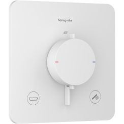 Hansgrohe Ecostat Comfort Q baterie cadă-duș ascuns cu termostat alb 33717700