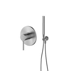 Set baterie de duș Oltens Molle 33100910, conexiune unghiulară cu mâner Oltens Hvita 39304910, 37102910, 37200910