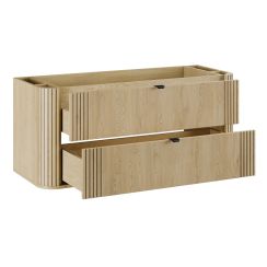 Comad Ovalia Cremona dulap 120x45.8x53 cm sub chiuveta pe perete stejar OVALIA CREMONA 82-120-46-2S