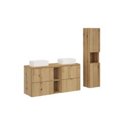 Set dulap Comad Nova Oak NOVA OAK A 82-50-2S, dulap Comad Nova Oak NOVA OAK A 80-03-2D(W80-01A), NOVA OAK 81-20-39, UN-GAJA35-SW 78570A(35), NOVA OAK A 89-120