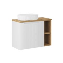 Set dulap Comad Nova White NOVA WHITE 82-60-2D, lavoar Comad Beyond BEYOND 5 WHITE ( E-6564 ), NOVA OAK 81-20-39, NOVA OAK A 89-80