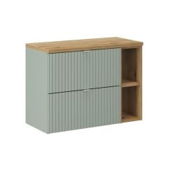 Set dulap Comad Line Reed Green LINE REED GREEN D 82-60-2S, dulap Comad Nova Oak NOVA OAK 81-20-39, NOVA OAK A 89-80