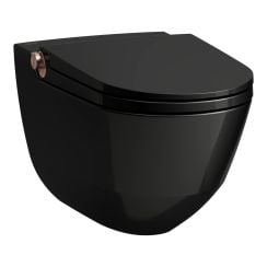 Laufen Cleanet Riva toaletă cu spălare agăţat fără margine negru H8206910240001