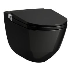 Laufen Cleanet Riva toaletă cu spălare agăţat fără margine negru H8206910600001