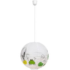 Rabalux Froggo lampă suspendată 1x40 W alb-multicolor 72070