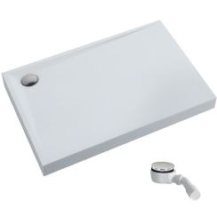 Schedpol Solido cădiță de duș dreptunghiulară cu sifon 100x80 cm alb 3.1465