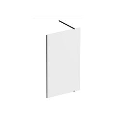 Ravak Walk-In Wall perete cabină de duș walk-in 150 cm negru mat/sticla transparentă GW9WP030SZ1