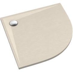 Schedline Libra Cashmere Stone cădiță de duș semirotundă 80x80 cm bej 3SP.L1O-8080/PK/ST
