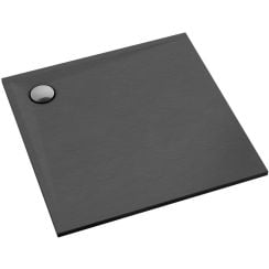 Schedline Libra Anthracite Stone cădiță de duș pătrată 80x80 cm antracit 3SP.L1K-8080/A/ST