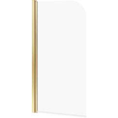 Cersanit Easy paravan cadă 70 cm o piesă auriu luciu/sticlă transparentă S1037-002