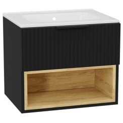 Set corp dulap Excellent Tuto 2.0 MLEX.2171.600.BKBL, lavoar Excellent Pik CEEX.6517.600.WH, MLEX.2151.600.03.BK