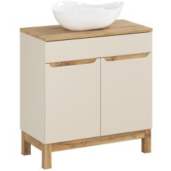 Set dulap Comad Bali Cashmere BALI CASHMERE 82-80-46-2D, lavoar Comad Cloud Free CLOUD FREE WHITE ( E-6588 ), BLAT UN. 89-80-B WOTAN