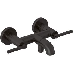 Kludi Nova Fonte Puristic baterie cadă-duș perete negru 20540N215