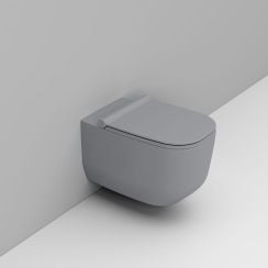 Ceramica Dolomite Alba vas wc agăţat fără margine gri D502545
