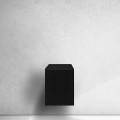 Oltens Lun dulap 40x45x53.6 cm sub chiuveta pe perete negru 60031300