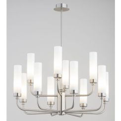 Argon Preston lampă suspendată x7 W alb-nichel 5087