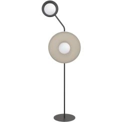 Emibig Kiss lampă de podea 2x8 W negru-cremos 1608/LP2