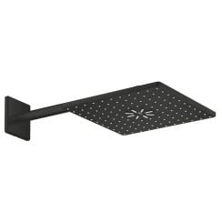 Grohe Rainshower SmartActive 130 cap de duș cu braț 31x31 cm pătrat negru 264792430