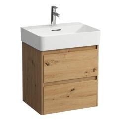 Laufen Base 2.0 dulap 52x40x51.5 cm sub chiuveta pe perete stejar H4113621082671