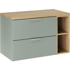 Set dulap Comad Aster Green ASTER GREEN 82-60-46-2S, blat Comad Nordic Cremona CREMONA 89-80-46 M, CREMONA UN 81-20-44
