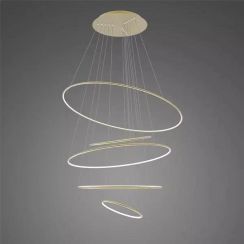 Altavola Design Ledowe Okręgi lampă suspendată 5x W auriu LA085/P_120_in_4k_gold_dimm