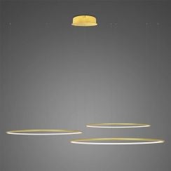 Altavola Design Ledowe Okręgi lampă suspendată 3x113 W auriu LA075/CO3_120_in_3k_gold_dimm