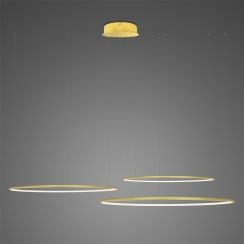 Altavola Design Ledowe Okręgi lampă suspendată 3x91 W auriu LA075/CO3_100_in_3k_gold_Dali