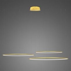 Altavola Design Ledowe Okręgi lampă suspendată 3x W auriu LA075/CO3_80_in_4k_gold_Dali