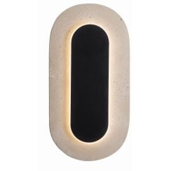 MaxLight Travertino lampă de perete 1x10 W negru W0393