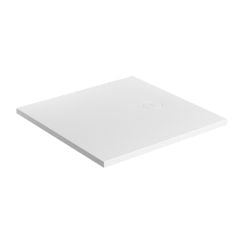 Omnires Aquarock cădiță de duș pătrată cu capac 90x90 cm alb AQUAROCK90-KBM