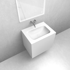 Set lavoar Oltens Kalla 40209900, dulap Oltens Lun 60032000
