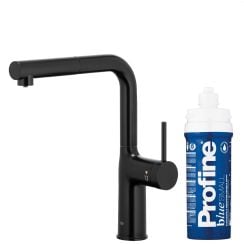 KFA Armatura Duero Pure Move baterie de bucatarie cu filtru pe picior negru 6623-423-81
