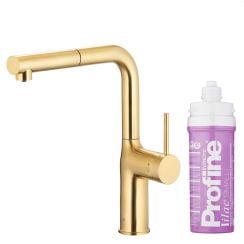 KFA Armatura Duero Pure Move baterie de bucatarie cu filtru pe picior aur/aur vechi 6623-425-39