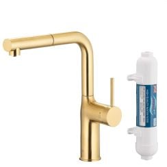 KFA Armatura Duero Pure Move baterie de bucatarie cu filtru pe picior aur/aur vechi 6623-422-39