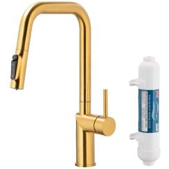 KFA Armatura Duero Pure Style baterie de bucatarie cu filtru pe picior aur/aur vechi 6623-312-31