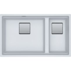 Franke Kanon chiuvetă din granit 76x46 cm alb 125.0749.675