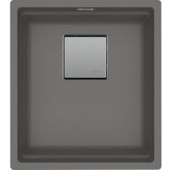 Franke Kanon chiuvetă din granit 46x41 cm gri/grafit/onix 125.0749.648