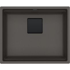 Franke Kanon chiuvetă din granit 56x46 cm gri/grafit/onix 125.0749.663