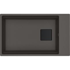 Franke Kanon chiuvetă din granit 76x46 cm gri/grafit/onix 125.0749.673